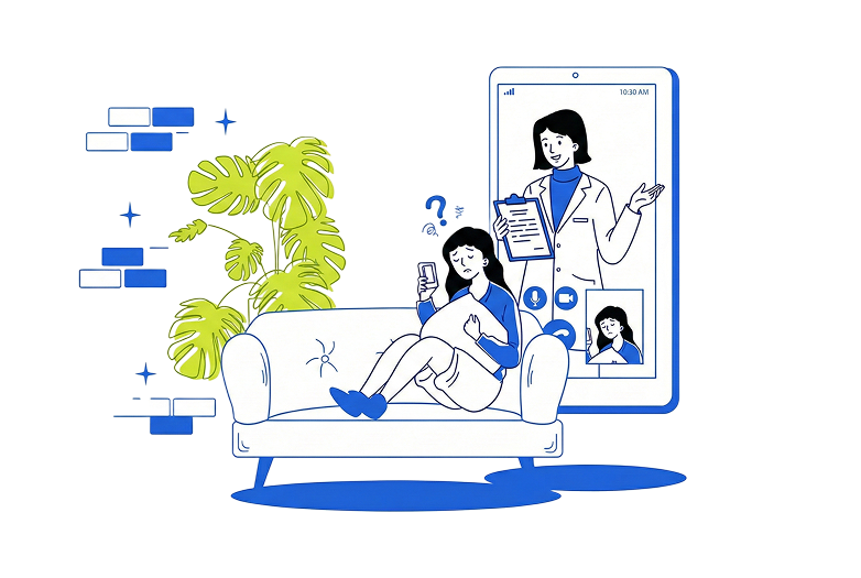 Online Consultation Illustration